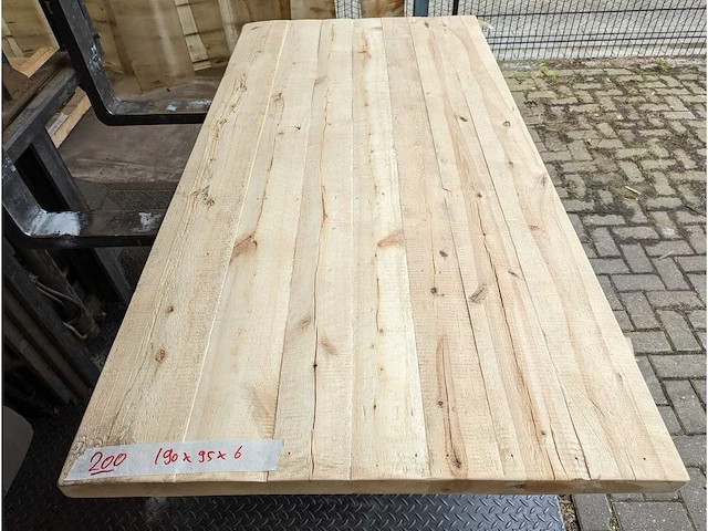 Tafelbladen oud elm (5 stuks) - afbeelding 2 van  10