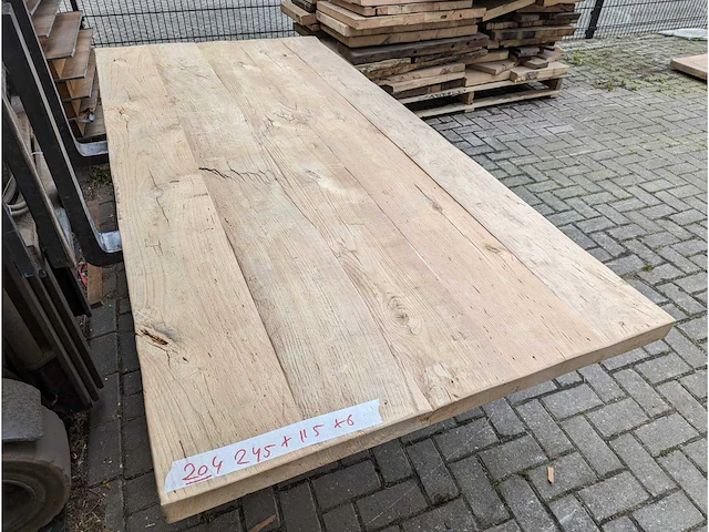 Tafelbladen oud elm (5 stuks) - afbeelding 1 van  10