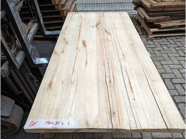 Tafelbladen oud elm (5 stuks) - afbeelding 7 van  10