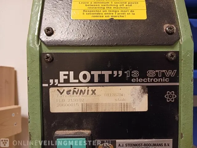 Tafelboormachine flott, 13 stw - afbeelding 11 van  12