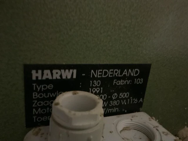 Tafelcirkel zaag, harwi, 130, groen, 1991 - afbeelding 6 van  6