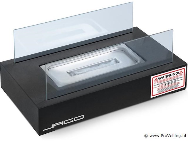 Tafelhaard - binnen/buiten - open haard - decoratievuur - rvs - inclusief vlamdover - afbeelding 9 van  15