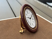 Tafelklok, cartier, bordeaux - afbeelding 2 van  6