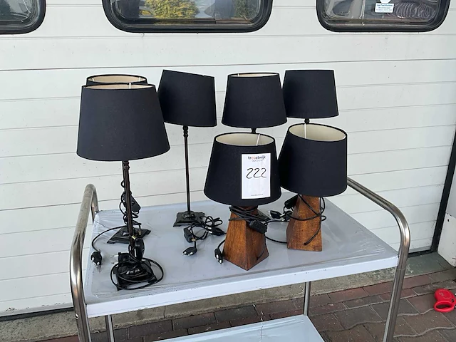 Tafellamp (7x) - afbeelding 1 van  9