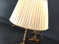 Tafellamp met oosterse bronzen pagode lamp voet - afbeelding 2 van  5