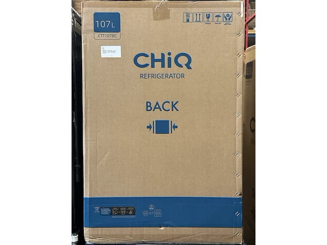 Tafelmodel koelkast 107 liter chiq, ctt107bc - afbeelding 3 van  3
