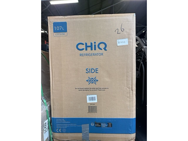 Tafelmodel koelkast 107 liter chiq, ctt107bc - afbeelding 3 van  3
