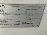 Tafelmodel koelkast 107 liter chiq, ctt107bc - afbeelding 5 van  5