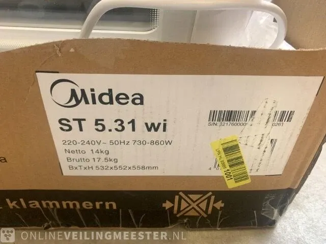Tafelmodel vaatwasser met wi-fi mogelijkheid midea, st 5.31 wi - afbeelding 5 van  5