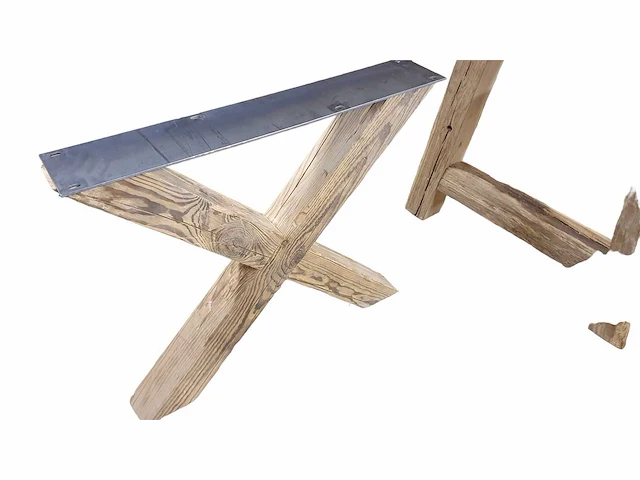 Tafelonderstel hout (5 setjes van 2 stuks) - afbeelding 1 van  1
