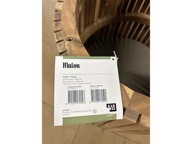 Tafelpoot karwei, malou - afbeelding 6 van  7