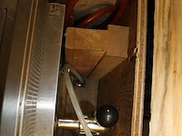 Tafeltap met legblad in houten kist - afbeelding 3 van  3