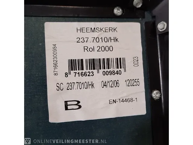 Tafeltennistafel heemskerk, rol-2000 - afbeelding 9 van  9
