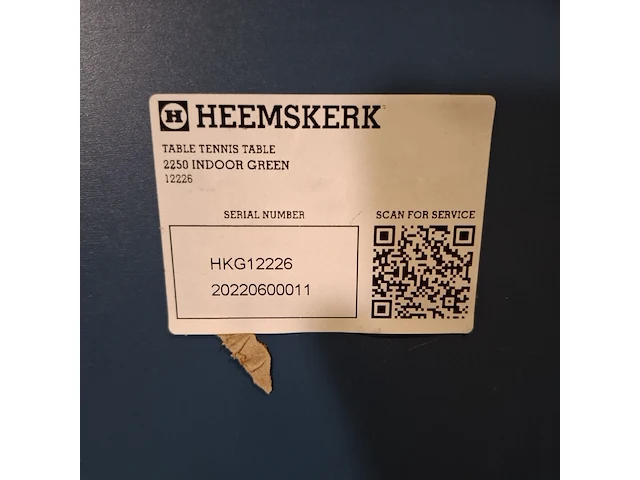 Tafeltennistafel, heemskerk - afbeelding 4 van  12