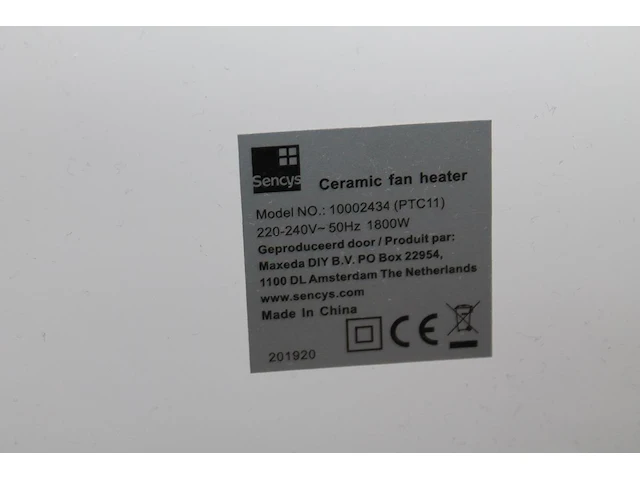 Tafelventilator sencys. - afbeelding 2 van  2