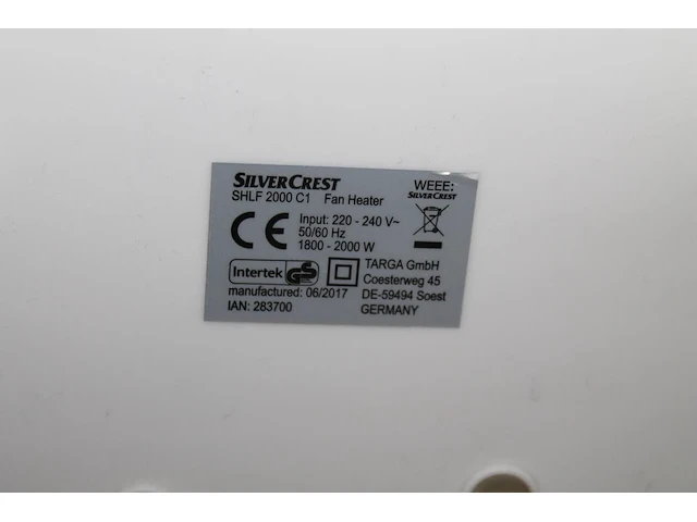 Tafelventilator silvercrest. - afbeelding 2 van  2