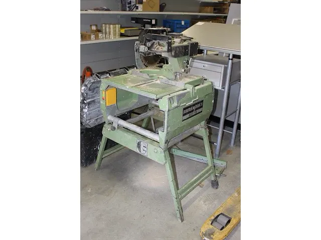 Tafelzaag electra beckum type kgt 500 op inklapbaar onderstel. bouwjaar 1992. - afbeelding 2 van  4