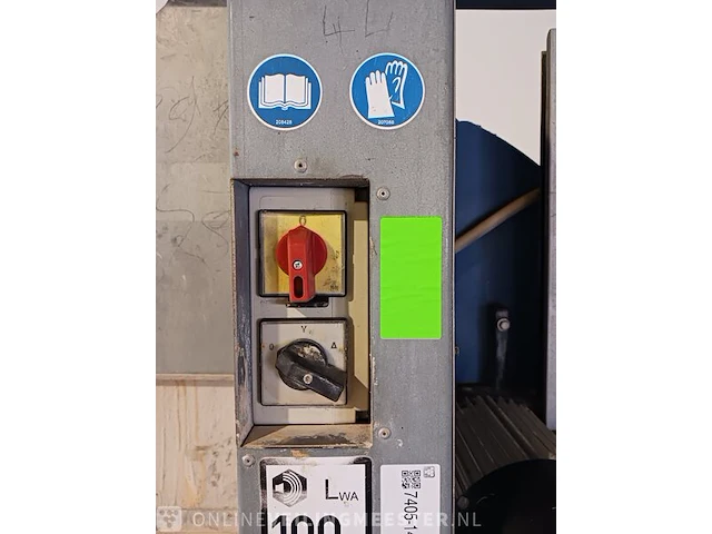 Tafelzaag l=420/h=650mm lissmac, dts 420 pe/n, bouwjaar 2018 - afbeelding 3 van  16