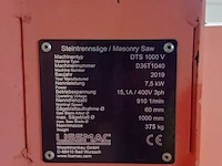 Tafelzaag l=420mm h=660mm lissmac, dts 1000, bouwjaar 2019 - afbeelding 16 van  17
