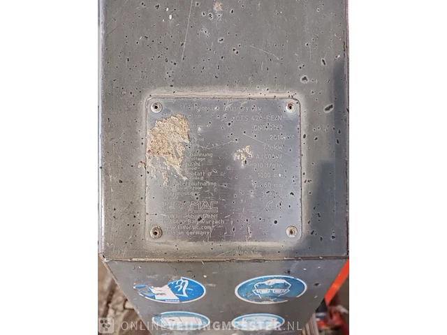 Tafelzaag lissmac, dts 420 pe/n, l=42/h=65cm, bouwjaar 2014 - afbeelding 3 van  16