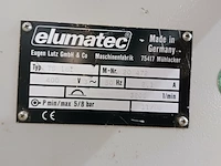 Tafelzaagmachine met aan en afvoerbaan elumatec, ts 161, bouwjaar 1996 - afbeelding 4 van  29
