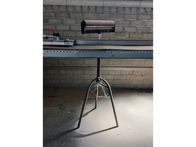 Tafelzaagmachine met aan en afvoerbaan elumatec, ts 161, bouwjaar 1996 - afbeelding 20 van  29