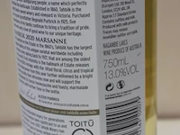 Tahbilk marsanne witte wijn - 75 cl - winkelverkoopprijs € 9.95 - afbeelding 3 van  3