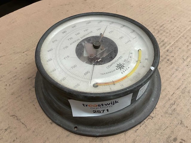 Takahashi vintage marine barometer - afbeelding 1 van  3
