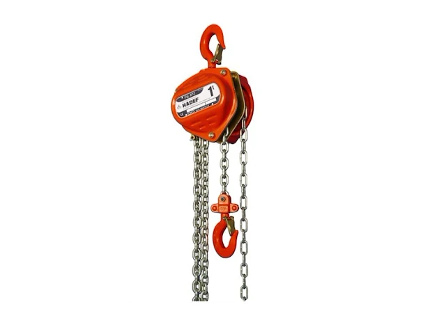 Takel 8/12 5,0t met certificaat, hadef professional - afbeelding 1 van  3