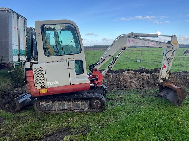 Takeuchi - tb 125 - minigraafmachine - afbeelding 2 van  33