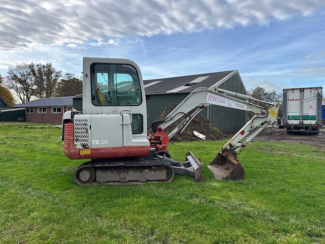 Takeuchi - tb 125 - minigraafmachine - afbeelding 23 van  33