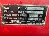 Takeuchi tb 125 minigraafmachine - afbeelding 34 van  34