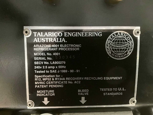Talarico ariazone 4001 airco machine - afbeelding 2 van  10