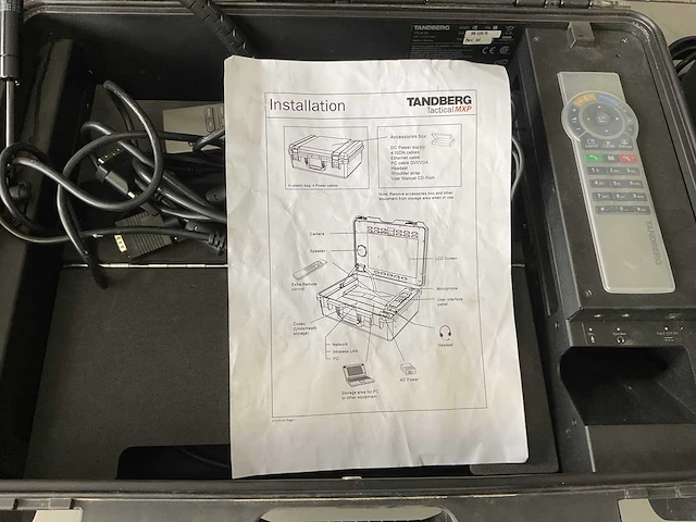 Tandberg ttc4-01 portable video communication system - afbeelding 6 van  7