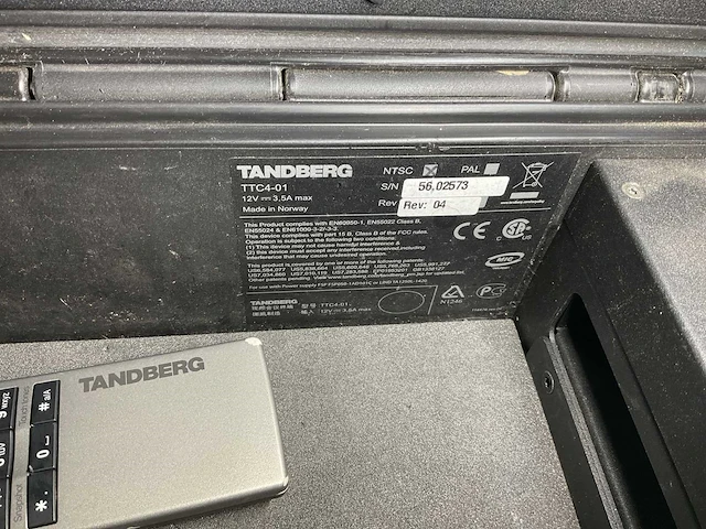 Tandberg ttc4-01 portable video communication - afbeelding 4 van  6