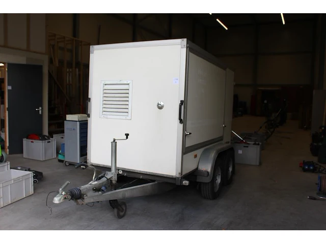 Tandemas aanhanger hapert met ingebouwde hogedrukreiniger dibo jmb-h tg k2000 max. 350 bar - 18l, brander ... - afbeelding 1 van  6