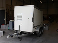 Tandemas aanhanger hapert met ingebouwde hogedrukreiniger dibo jmb-h tg k2000 max. 350 bar - 18l, brander ...