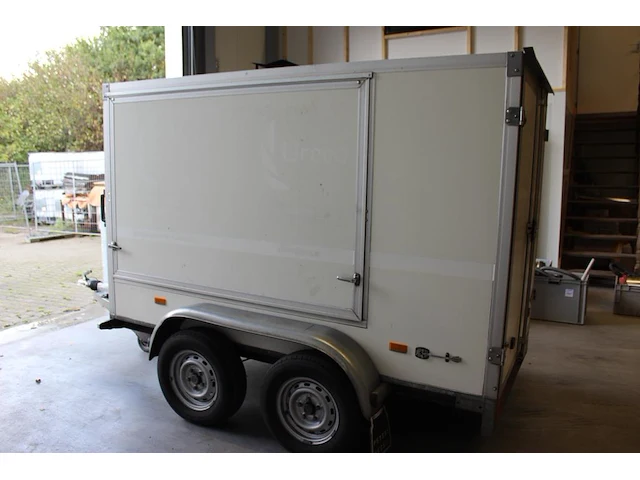 Tandemas aanhanger hapert met ingebouwde hogedrukreiniger dibo jmb-h tg k2000 max. 350 bar - 18l, brander ... - afbeelding 2 van  6