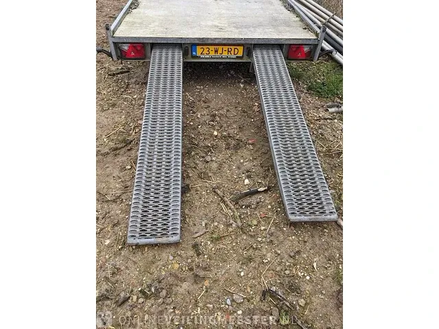 Tandemas aanhangwagen anssems, msx 3000-405 x200, bouwjaar 2012 - afbeelding 3 van  11