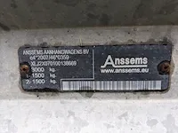 Tandemas aanhangwagen anssems, msx 3000-405 x200, bouwjaar 2012 - afbeelding 11 van  11