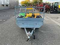 Tandemas aanhangwagen met 3x grasmaaier - afbeelding 14 van  15