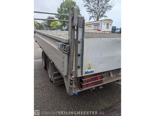 Tandemas kipper aanhanger masta - afbeelding 13 van  24