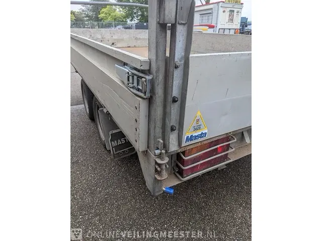Tandemas kipper aanhanger masta - afbeelding 14 van  24