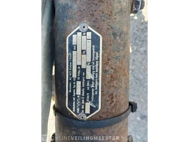 Tandemas solide, c 2000 mr, bouwjaar 1992 - afbeelding 7 van  17