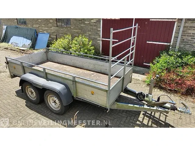 Tandemasser 305x130 hapert, grijs / chroom - afbeelding 1 van  4