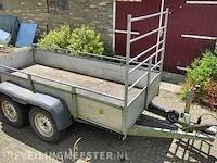Tandemasser 305x130 hapert, grijs / chroom - afbeelding 1 van  4