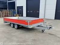 Tandemasser aanhanger henra, pl2 met rijplaten , bouwjaar 2013 | 57-wk-lz