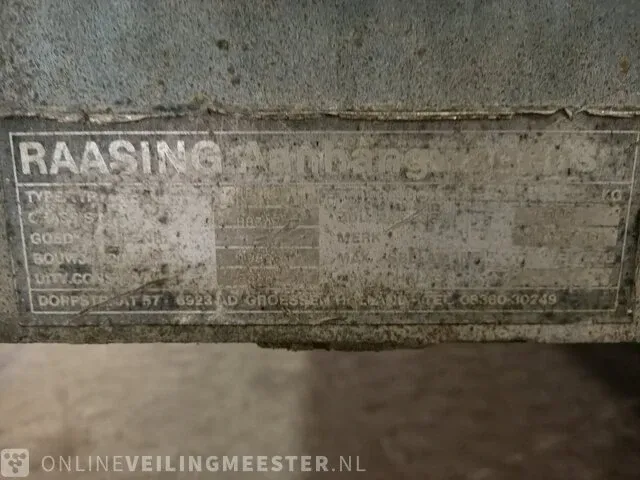Tandemasser aanhanger rias, rp20 - afbeelding 4 van  16