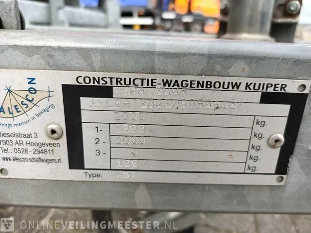 Tandemasser schaftkeet kuiper, kupa 2004, bouwjaar 2008 - afbeelding 18 van  26