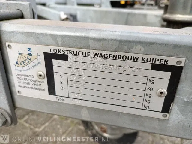 Tandemasser schaftkeet kuiper, kupa 2004, bouwjaar 2008 - afbeelding 19 van  26
